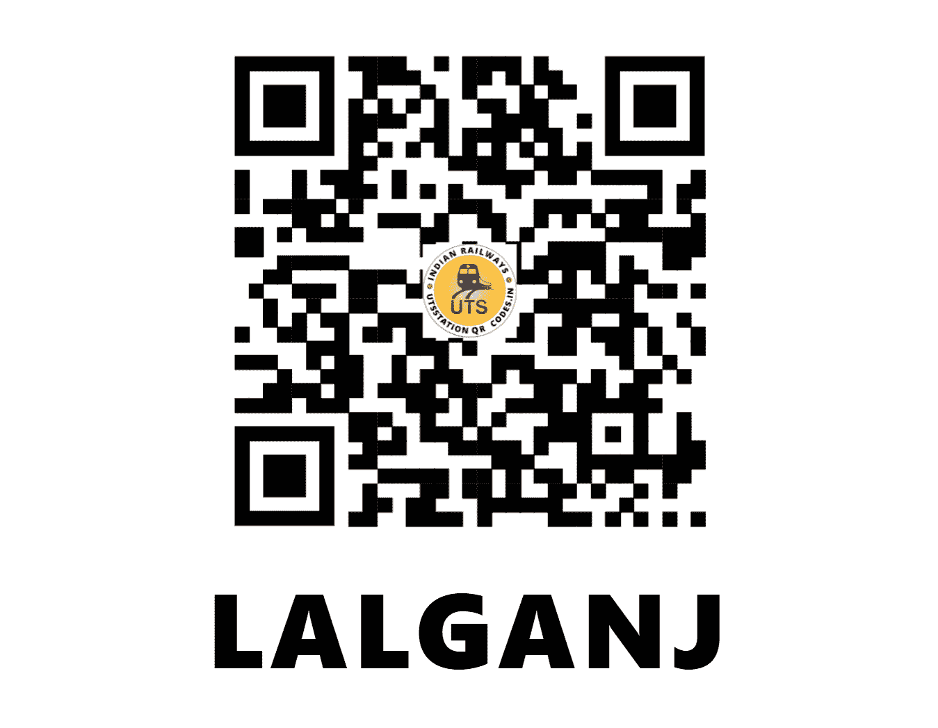 UTS QR Code for LALGANJ - LLJ (NR - UTTAR PRADESH)